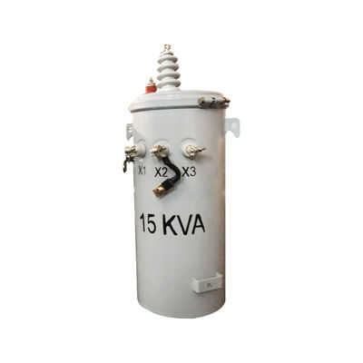 خرید ترانسفورماتور توزیع 15kva تک فاز قطب نصب شده 4160v تا 240v تولید آنلاین