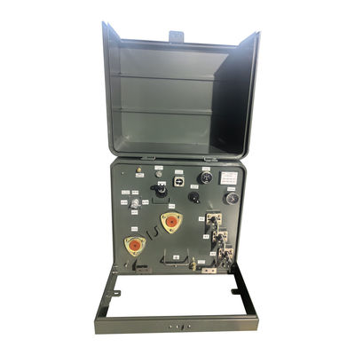 خرید 75kva Pad نصب شده توزیع قدرت ترانسفورماتور تک فاز استاندارد Ansi 13200v 240v تولید آنلاین