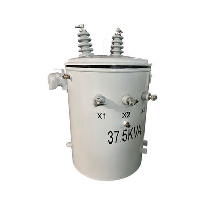 خرید 37.5kva واحد فاز قطب نصب ترانسفورمتر روغن غوطه ور برق توزیع13.8kv تا 240v تولید آنلاین