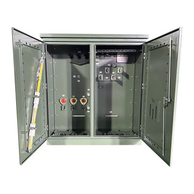 خرید 500 Kva 3 فاز پد نصب شده ترانسفورماتور توزیع برق دو ولتاژ 12470V و 4160V UL گواهینامه تولید آنلاین