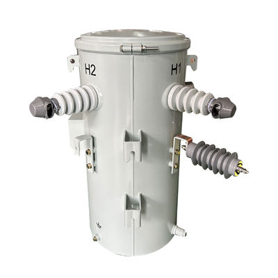 خرید 10 Kva واحد فاز قطب برق ترانسفورماتور توزیع ولتاژ دوگانه 13.8KV 4.16KV تا 120V استانداردهای DOE 2016 تولید آنلاین