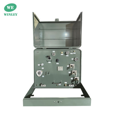 خرید محل سکونت 200Kva واحد مرحله پد نصب ترانسفورماتور توزیع روغن غوطه ور 34500V به 120V تولید آنلاین