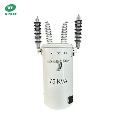 خرید 75kva قطب نصب شده ترانسفورماتور روغن غوطه ور 22860V ترانسفورماتور برق تولید آنلاین