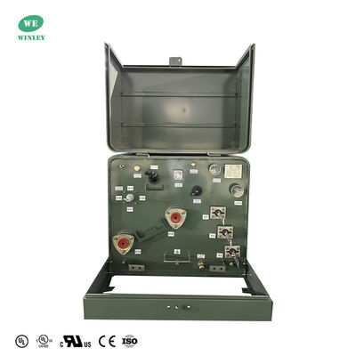 خرید UL CUL فهرست شده 75 kVA واحد مرحله ای پد نصب ترانسفورماتور مسکونی 13.8KV تا 120V روغن غوطه ور استانداردهای DOE 2016 ANSI IEEE را برآورده می کند تولید آنلاین