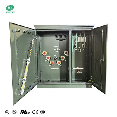 خرید 200Kva سه فاز پد نصب ترانسفورماتور روغن غوطه ور 4160V تا 208V تولید آنلاین