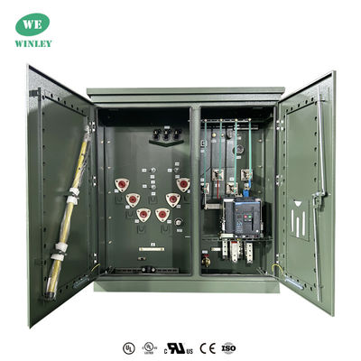 خرید UL 350KVA Residential Pad mounted transformer  3 Phse Oil Immersed 12470V to 208Y ANSI C57 تولید آنلاین
