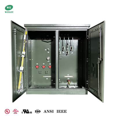 خرید UL لیست شده 600Kva 3 مرحله ترانسفورمور نصب شده در روغن غرق شده 34.5KV تا 480V ترانسفورمور توزیع برق کارآمد تولید آنلاین