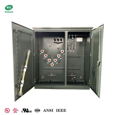 خرید 304 Stainless Steel Tank 2500Kva Three Phase Pad Mounted Transformer 12.47KV To 480V Power Distribution Transformer 304SS UL Listed تولید آنلاین