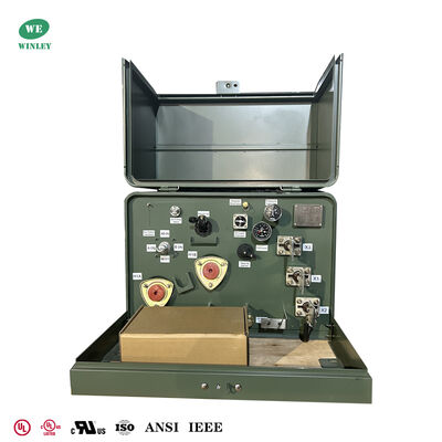 خرید ترانسفورماتور تک فاز نصب شده 25kva 12.47kv تا 120v ترانسفورماتورهای توزیع پر از روغن تولید آنلاین