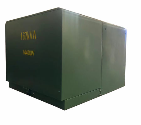 پایه پد ترانسفورماتور نوع روغن فاز 167KVA 24940V 14400V