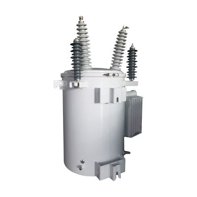 167KVA یک فاز ترانسفورماتورهای غرق شده در روغن 34.5KV قطب نصب شده