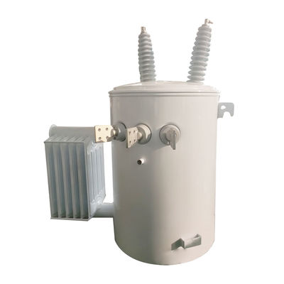 واحد فاز 100KVA قطب نصب شده ترانسفورموری توزیع 13.8Kv