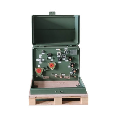 ANSI IEEE یک فاز پد نصب شده ترانسفورم 25kva 12470v تا 240/120v