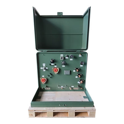 استاندارد DOE 150 KVA 4160V 120/240V ترانسفورماتور تک فاز نصب شده در پد