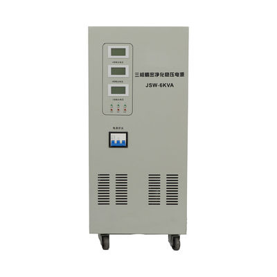 6kva سه فاز اتوماتیک ولتاژ تنظیم کننده ترانسفورماتور 380v