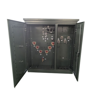 300kva سه فاز پد نصب شده روغن نوع مرحله پایین ترانسفورماتور 12470v به 208v