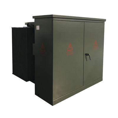 500kVA ترانسفورماتور سه فاز نصب شده در پد قدم پایین 12470v به 208v
