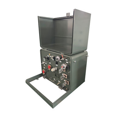 100Kva واحد فاز پد نصب ترانسفورمور روغن غوطه ور توزیع برق 34.5Kv تا 240v