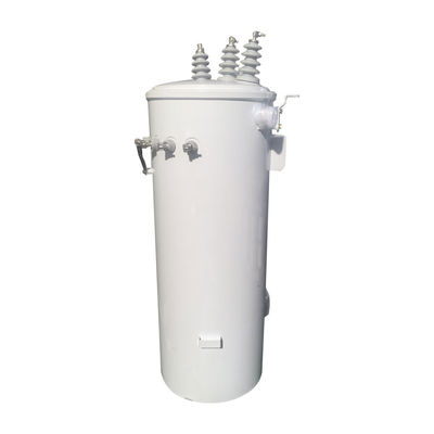 112.5Kva سه فاز قطب نصب بالا توزیع ترانسفورم روغن غوطه ور 13.8KV