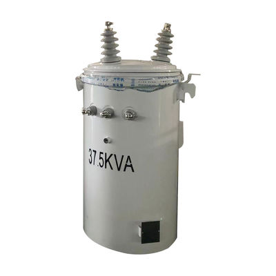 37.5Kva نوع نصب فوقانی یک فاز 15kva قطب نصب شده ترانسفورم