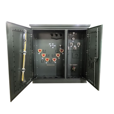 300Kva سه فاز پد نصب شده ترانسفورمور حلقه تغذیه 12470GrdY/7200V به 480Y/277