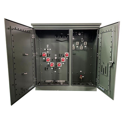 75Kva سه فاز پد نصب شده روغن ترانسفورماتور الکتریکی غوطه ور 13.2KV به 208V