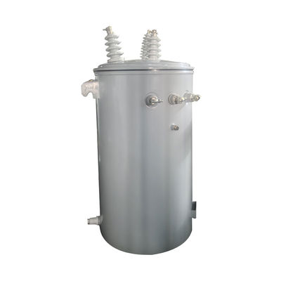 100Kva توزیع هوایی تک فاز قطب نصب شده نوع توزیع روغن ترانسفورماتور 34.5Kv