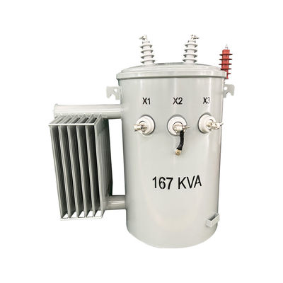 ترانسفورماتور توزیع تک فاز قطب نصب شده قدم پایین 12470V به 277/480V ANSI / IEEE