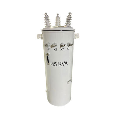 روغن ترانسفورماتور سه فاز نصب شده 13800V تا 480Y/277V 75KVA