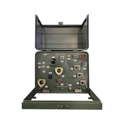 ترانسفورماتور توزیع 100Kva تک فاز نصب شده در پد 12470V تا 240V