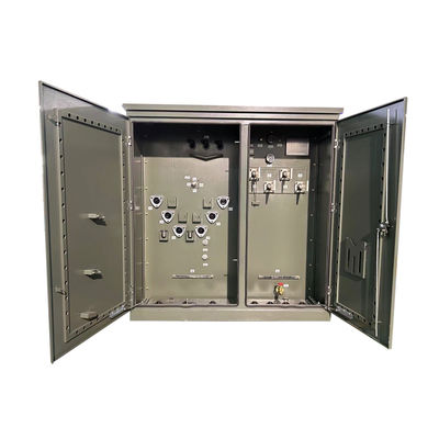 ترانسفورماتور سه فاز نصب شده بر روی پد استاندارد ANSI/IEEE 2000kva 24940y/14400v تا 480y/277