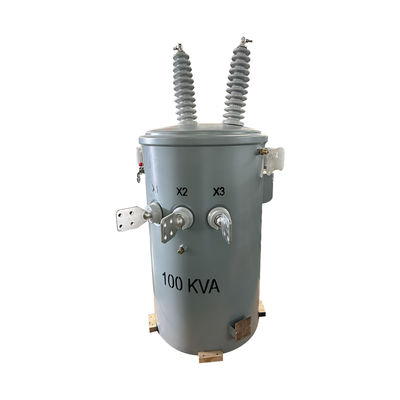 100Kva واحد مرحله ای قطب برق ترانسفورماتور گام به پایین ترانسفورماتور 35KV به 240V قیمت