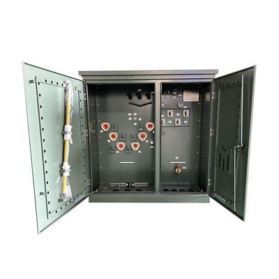 روغن ترانسفورم 500kva 3 مرحله ای نصب شده پر شده از 12470v تا 480v استانداردهای Ansi Ieee