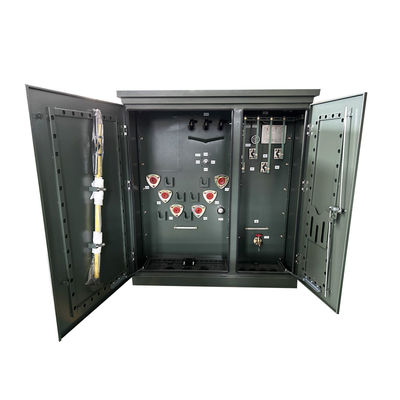 پود نصب ترانسفورماتور سه فاز پود نصب ترانسفورماتور 300kva روغن پر شده 13800v تا 208v