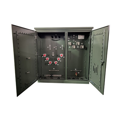 3 فاز پد نصب ترانسفورماتور توزیع 3750 Kva 13.2KV تغذیه حلقه مرده جلو