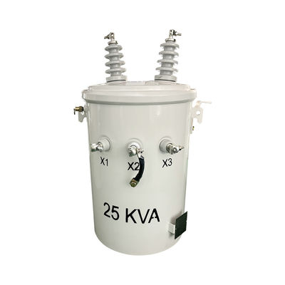 25kva Single Phase Liquid Filled Pole Mounted Overhead Distribution Transformer از 12470 ولت تا 480 ولت