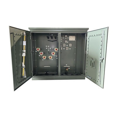 750kva 3 فاز زنده مرده پد جلو نصب شده ترانسفورماتور الکتریکی 13200v به 480v 304 فولاد ضد زنگ FR-3 روغن