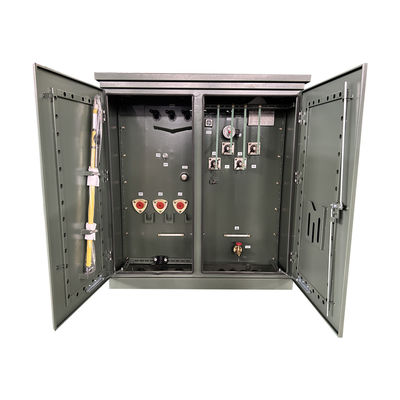 500kva سه فاز پد نصب شده ترانسفورماتور قدرت 12000V به 208Y 304 SS NEMA 3R تغذیه شعاعی