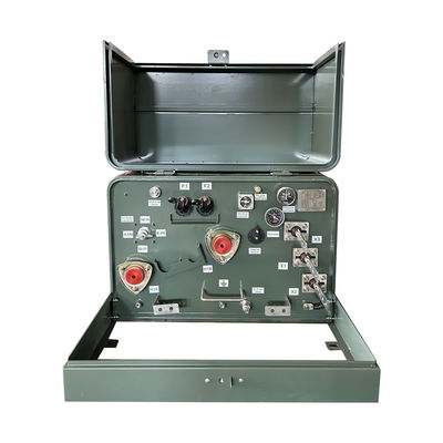 25KVA یک فاز پد نصب شده ترانسفورماتور 12000V به 240VProfessional تولید کننده ANSI/IEEE Std
