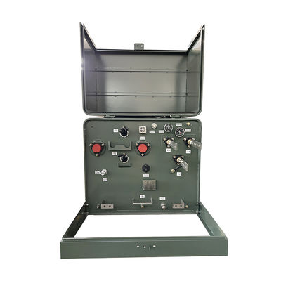 200KVA یک فاز پد نصب ترانسفورماتور روغن غوطه ور برق توزیع ترانسفورماتور 34500V به 240V