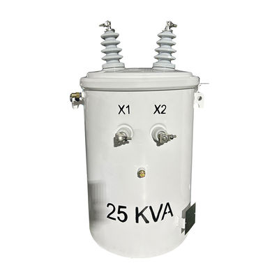 ترانسفورماتور توزیع قطب تک فاز 25KVA 12470V تا 277V ANSI IEEE