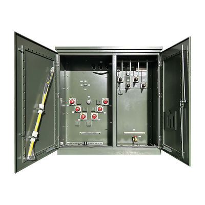 3 فاز پد نصب شده ترانسفورماتور نوع روغن الکتریکی 1500kva کلاس 35kv