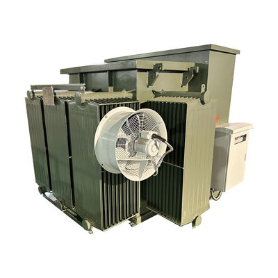 2500 Kva سه فاز پد نصب شده ترانسفورماتور مرحله پایین 12470v تا 480V UL گواهینامه
