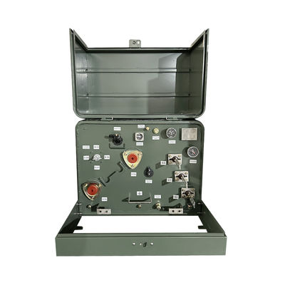 100kva Single Phase Pad Mounted Transformer مرحله پایین ترانسفورماتور قدرت 4160V تا 240V ANSI / IEEE C57
