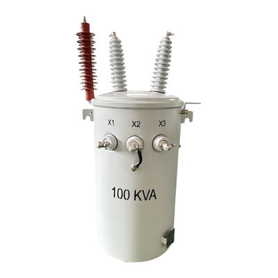 167 KVA واحد فاز قطب نصب شده ترانسفورماتور قدرت 35KV ANSI / IEEE استاندارد C5712.20
