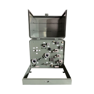75kva Single Phase Pad نصب شده ترانسفورموری توزیع روغن غوطه ور 34.5KV مطابق با استاندارد DOE 2016