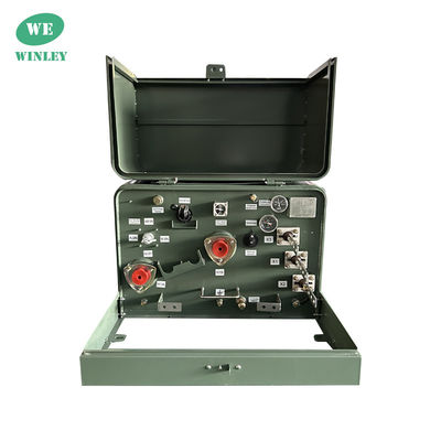 استاندارد ANSI IEEE 25kva یک فاز پد نصب ترانسفورم 4160GrdY/2400 سفارشی برای مسکونی