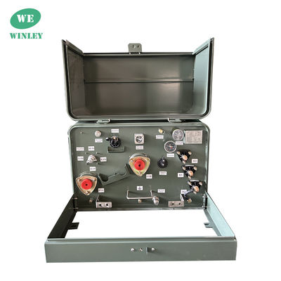 ترانسفورماتور توزیع تک فاز نصب شده 50Kva 12.47KV تا 240V 120V 304 فولاد ضد زنگ