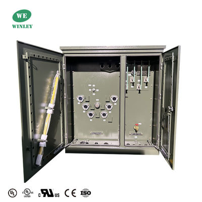 75Kva 3 فاز پد نصب ترانسفورماتور توزیع برق مسکونی روغن غوطه ور 34.5KV به 480V