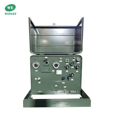50Kva واحد مرحله پد نصب ترانسفورماتور توزیع روغن غوطه ور 22860V به 240V مسکونی